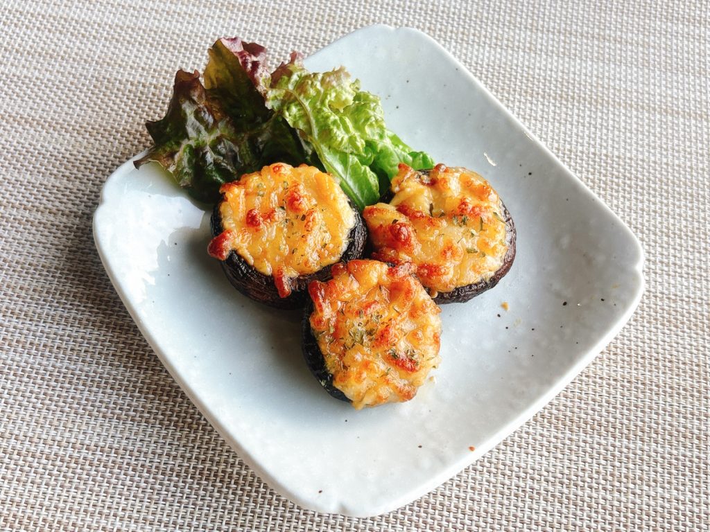 椎茸チーズ焼き